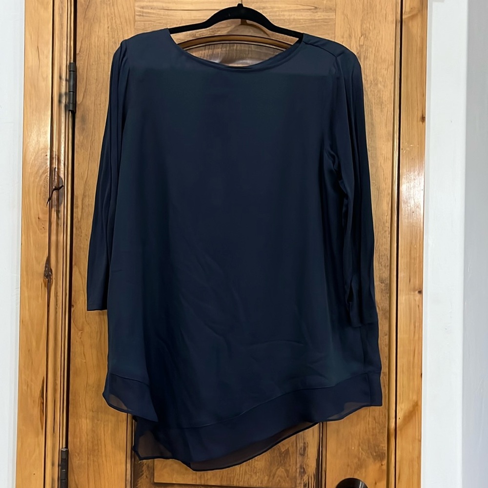 Jones New York navy tunic size 10